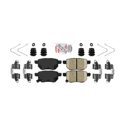Rear Ceramic Disc Brake Pads NWF-PTC1423 For Toyota Corolla Matrix Yaris Prius Prime Pontiac Vibe iM