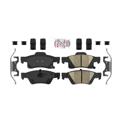 Rear Ceramic Disc Brake Pads NWF-PTC1498 For Jeep Grand Cherokee Dodge Durango WK