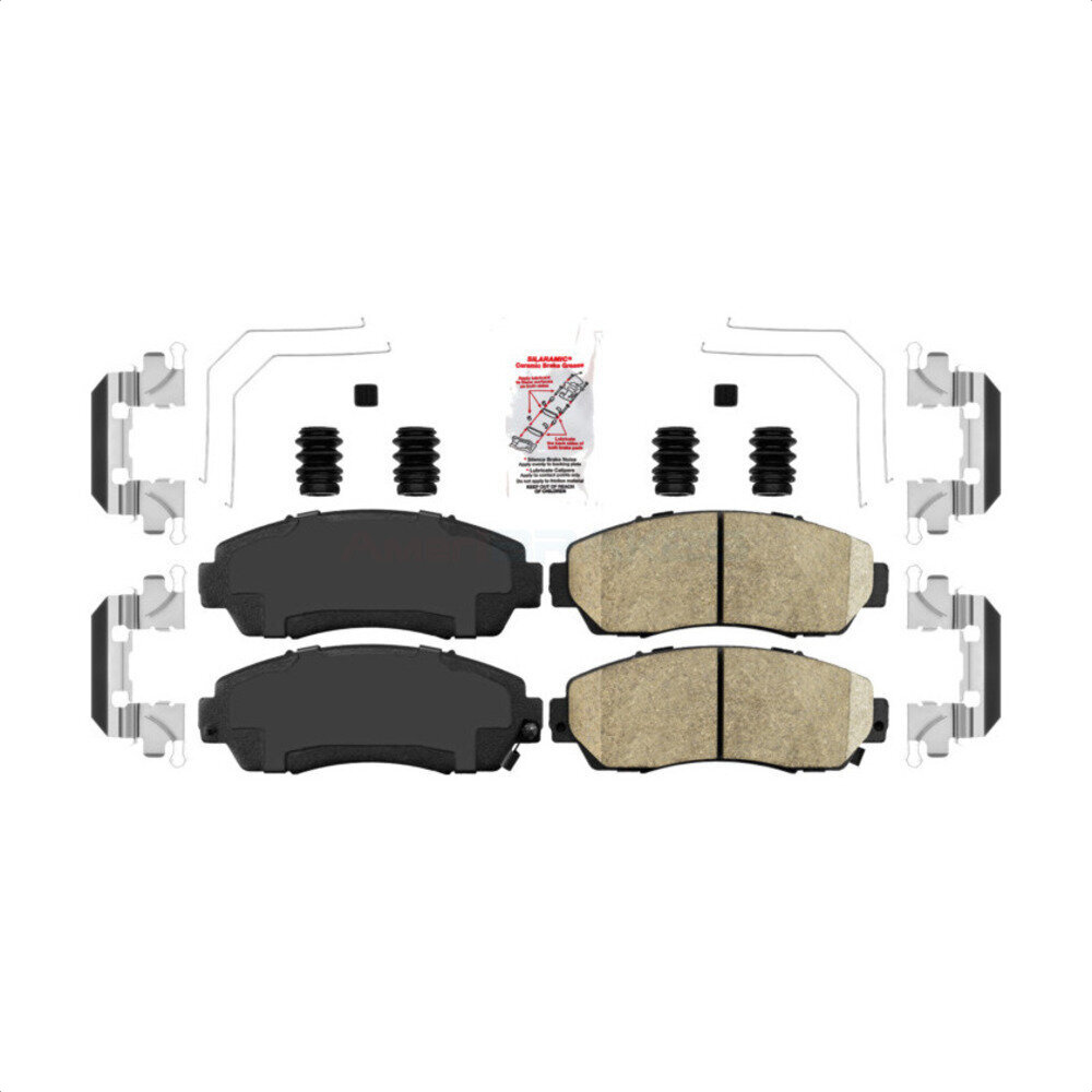 Front Ceramic Disc Brake Pads NWF-PTC1521 For Honda CR-V Odyssey Civic Acura RDX Passport Subaru TLX