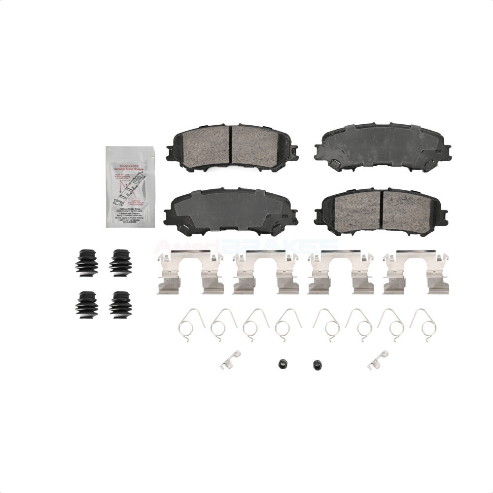Rear Ceramic Disc Brake Pads NWF-PTC2032 For 2017-2023 Nissan TITAN