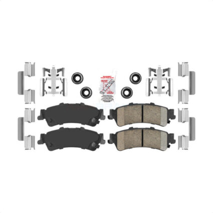 Rear Ceramic Disc Brake Pads NWF-PTC792A For Chevrolet GMC Silverado 1500 Sierra Cadillac DTS Astro