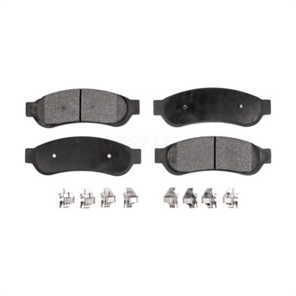 Rear Semi-Metallic Disc Brake Pads PPF-D1334 For Ford F-350 Super Duty F-250 F-450