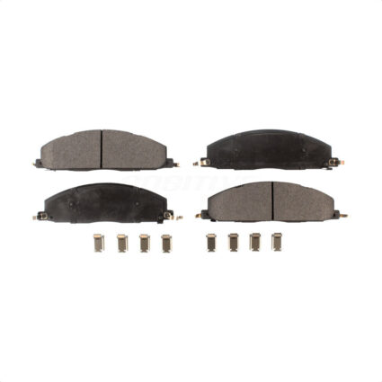 Rear Semi-Metallic Disc Brake Pads PPF-D1400 For Ram 3500 2500 1500 Dodge