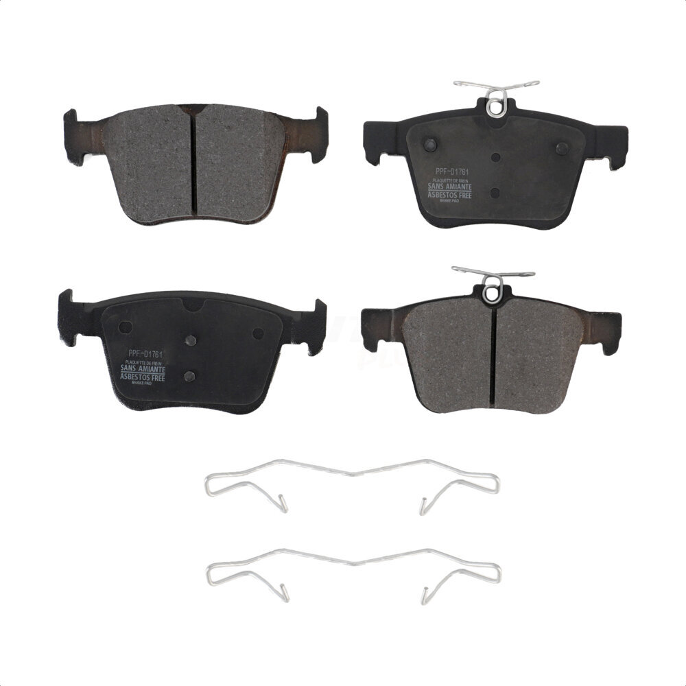 Rear Semi-Metallic Disc Brake Pads PPF-D1761 For Volkswagen Tiguan Jetta Audi Atlas Taos Q3 A3 Cross