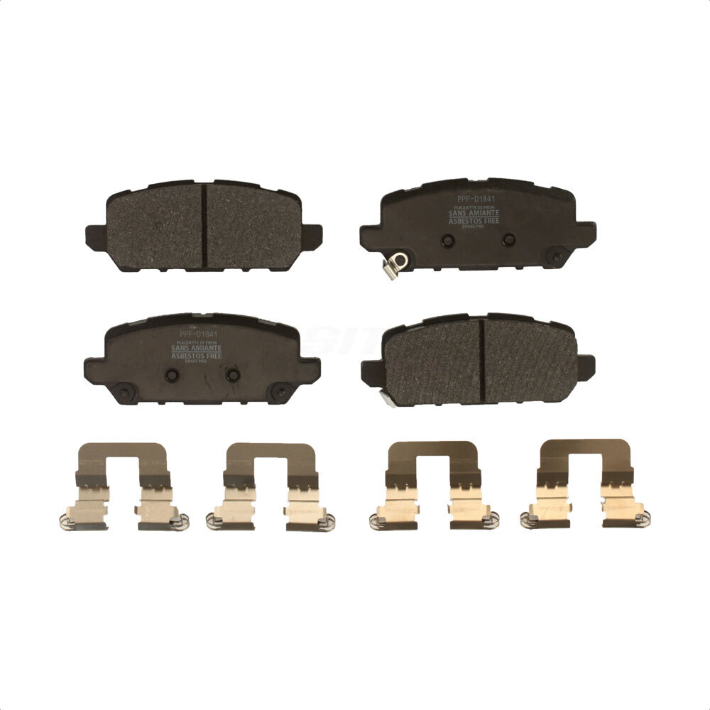 Rear Semi-Metallic Disc Brake Pads PPF-D1841 For Honda HR-V CR-Z