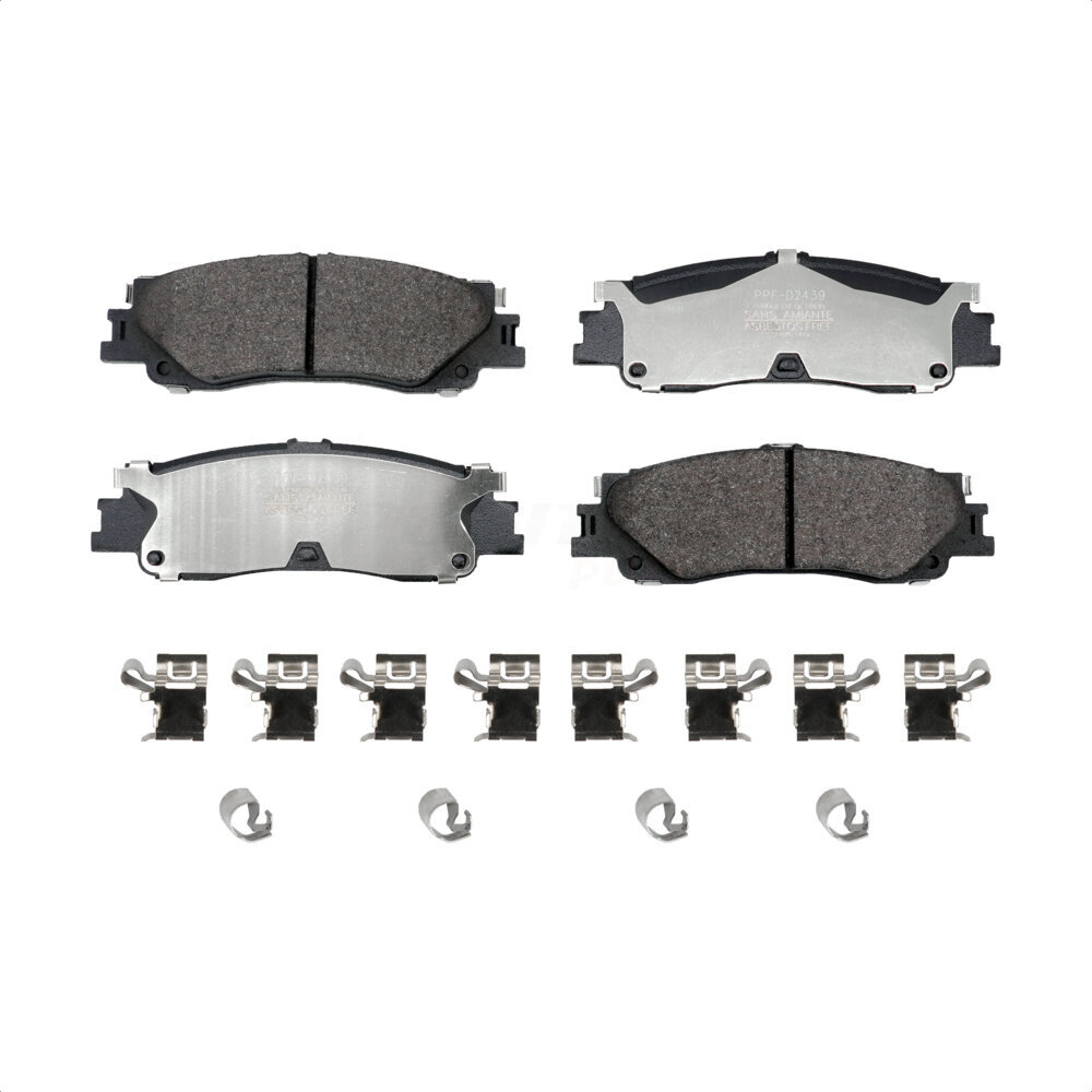 Rear Semi-Metallic Disc Brake Pads PPF-D2439 For Toyota Tundra Sequoia Lexus LX600