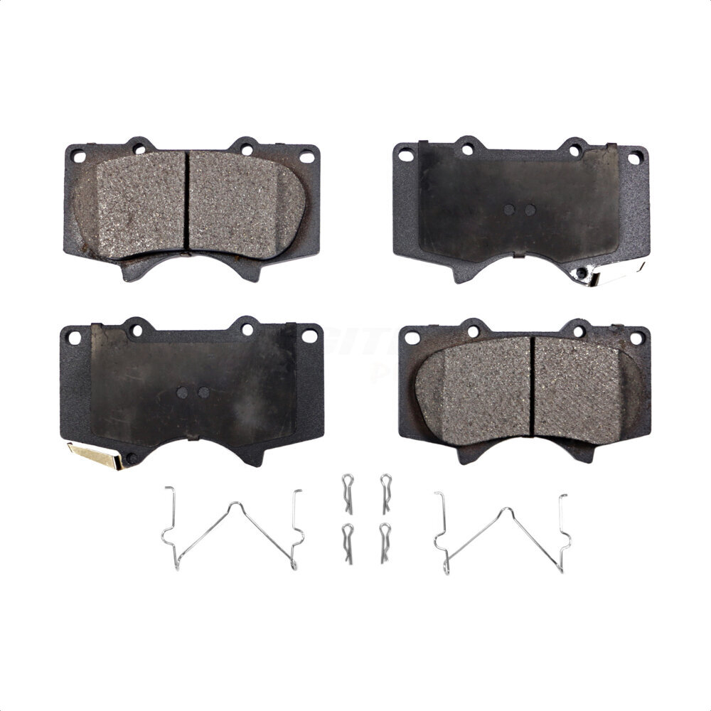 Front Semi-Metallic Disc Brake Pads PPF-D976 For Toyota Tacoma 4Runner Tundra FJ Cruiser Lexus GX460