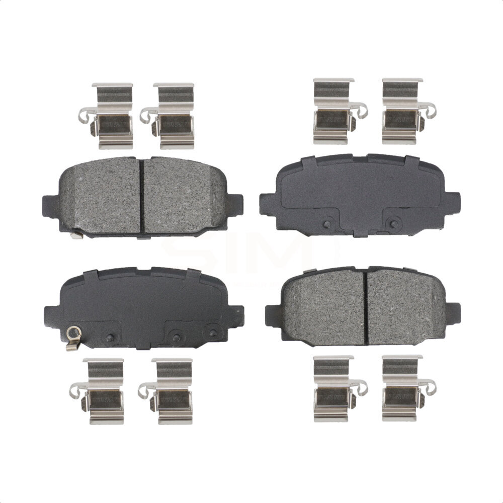 Rear Semi-Metallic Disc Brake Pads SIM-2081 For Jeep Compass