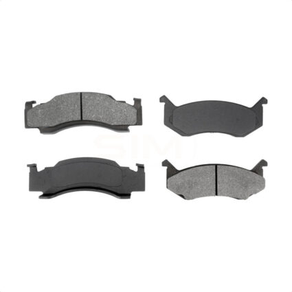 Front Semi-Metallic Disc Brake Pads SIM-269 For Dodge W250 B250 D150 D250 B3500 B350 W150 D350 D100