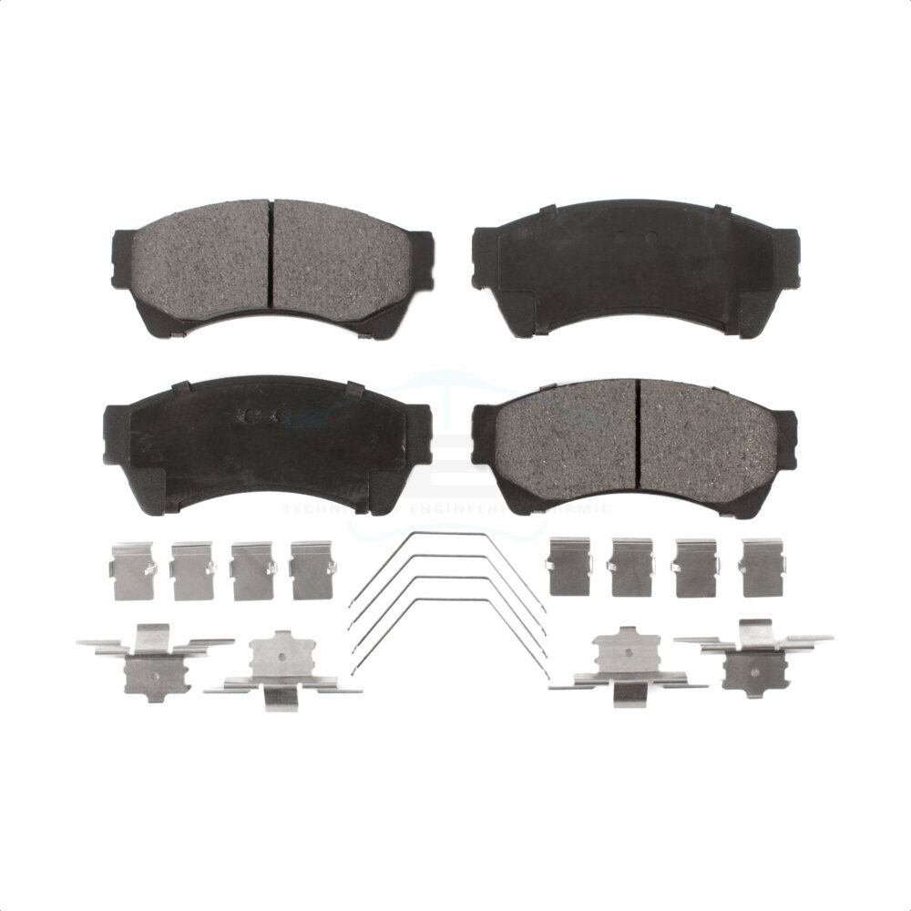 Front Ceramic Disc Brake Pads TEC-1164 For Ford Fusion Mazda 6 Lincoln MKZ Zephyr Mercury Milan