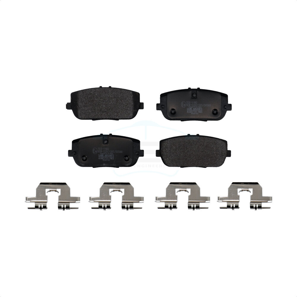 Rear Ceramic Disc Brake Pads TEC-1180 For Mazda MX-5 Miata Fiat 124 Spider