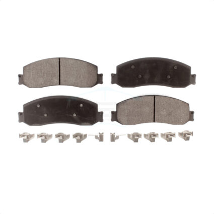 Front Ceramic Disc Brake Pads TEC-1631A For Ford F-350 Super Duty F-250