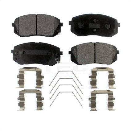 Front Ceramic Disc Brake Pads TEC-1855 For Hyundai Kona Kia Seltos Sonata Forte Elantra GT Optima EV
