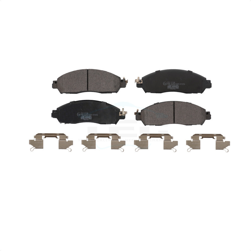 Front Ceramic Disc Brake Pads TEC-2138 For Nissan LEAF NV200