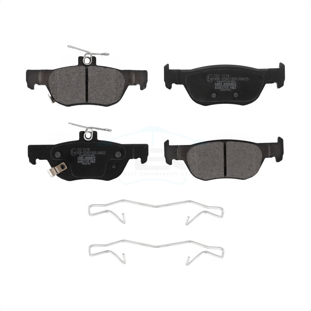 Rear Ceramic Disc Brake Pads TEC-2219 For Mazda 3 CX-30 Sport MX-30 EV