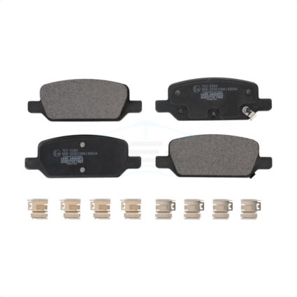 Rear Ceramic Disc Brake Pads TEC-2283 For Tesla 3 Y With Gray Painted Calipers