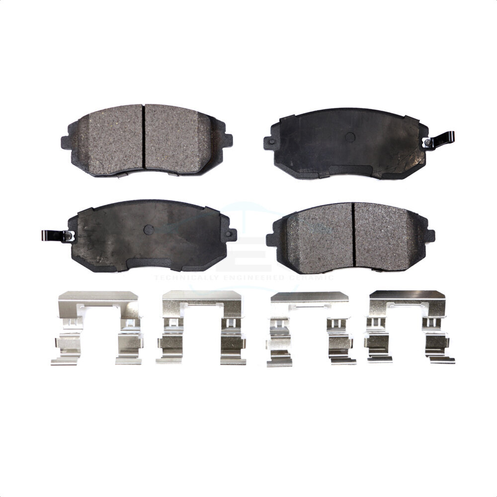 Front Ceramic Disc Brake Pads TEC-929 For Subaru Outback Impreza Forester Legacy Baja Saab 9-2X WRX