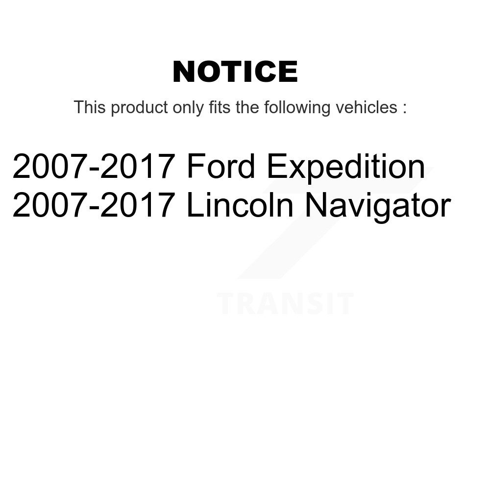 Rear Coated Disc Brake Rotor (1 Piece Only) GCR-680507 For Ford Expedition Lincoln Navigator - Image 2