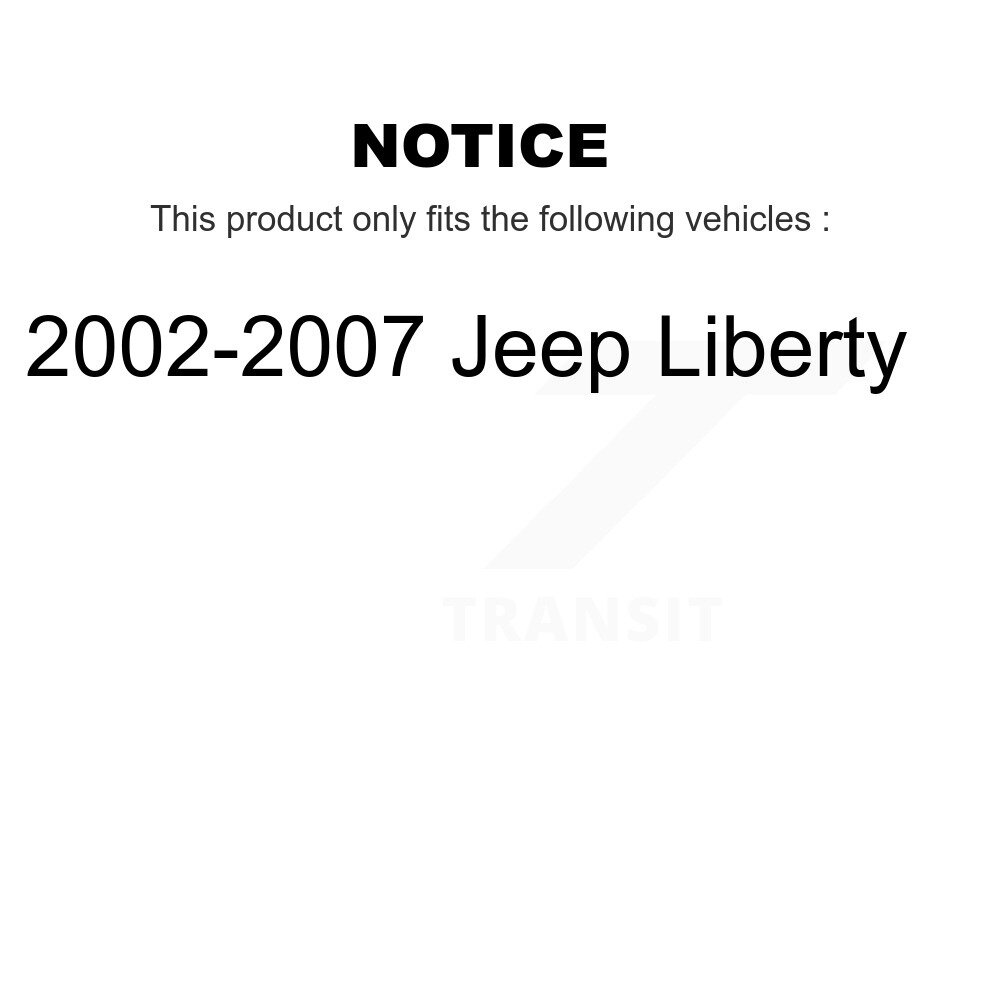 Front Coated Disc Brake Rotor (1 Piece Only) GCR-780036 For 2002-2007 Jeep Liberty - Image 2
