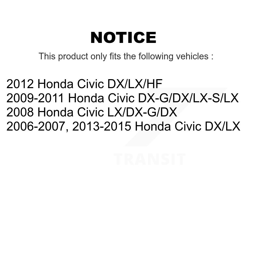 Rear Coated Brake Drum (1 Piece Only) GCR-9775 For Honda Civic - Image 2
