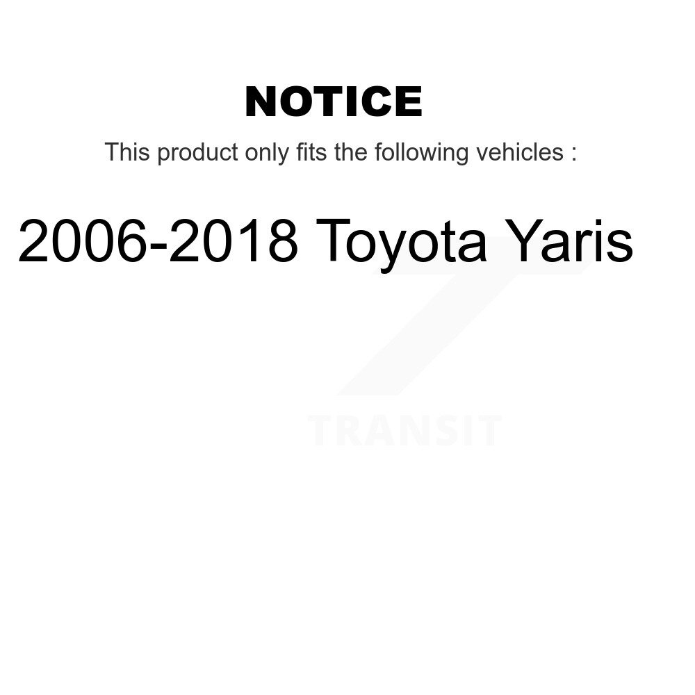Rear Coated Brake Drum (1 Piece Only) GCR-9780 For 2006-2018 Toyota Yaris - Image 2
