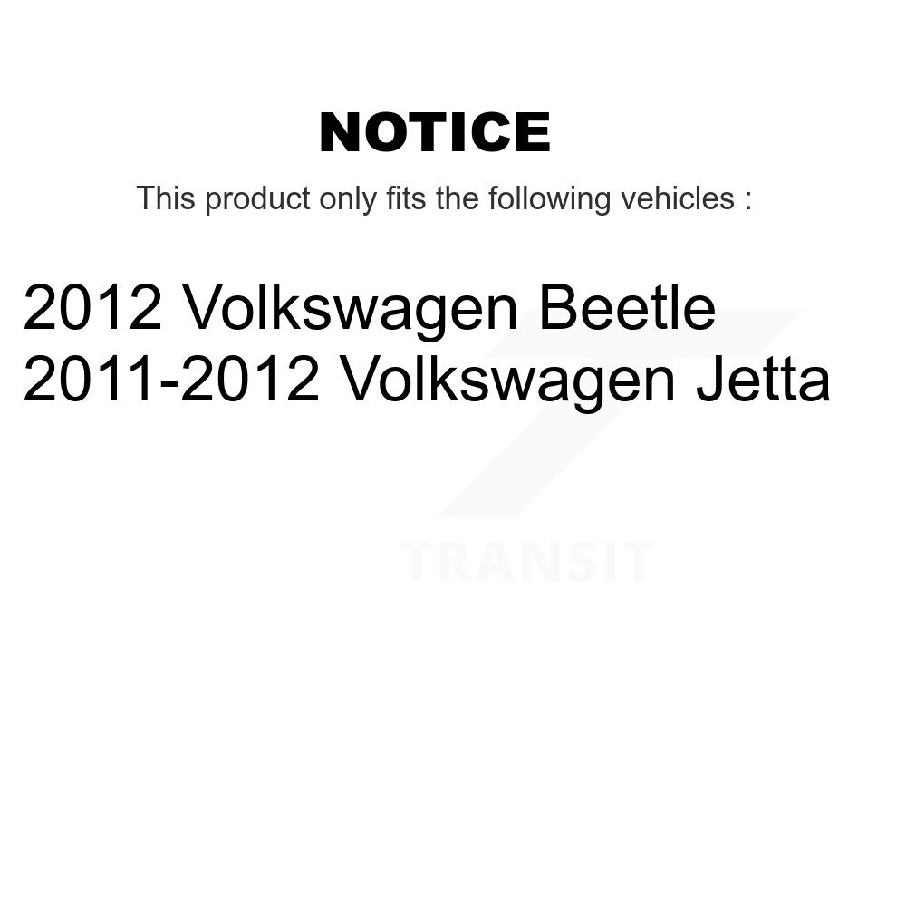 Rear Coated Brake Drum (1 Piece Only) GCR-97824 For Volkswagen Jetta Beetle - Image 2