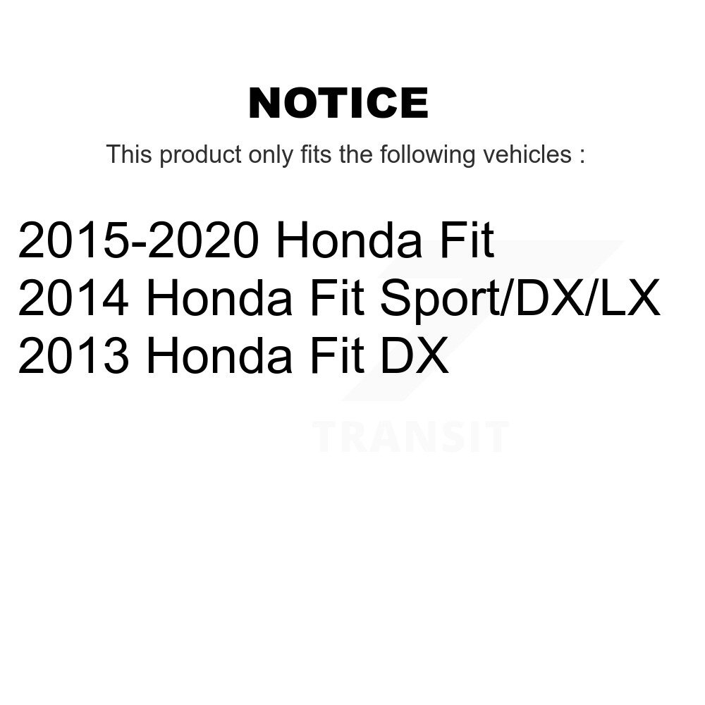 Rear Coated Brake Drum (1 Piece Only) GCR-97868 For Honda Fit - Image 2