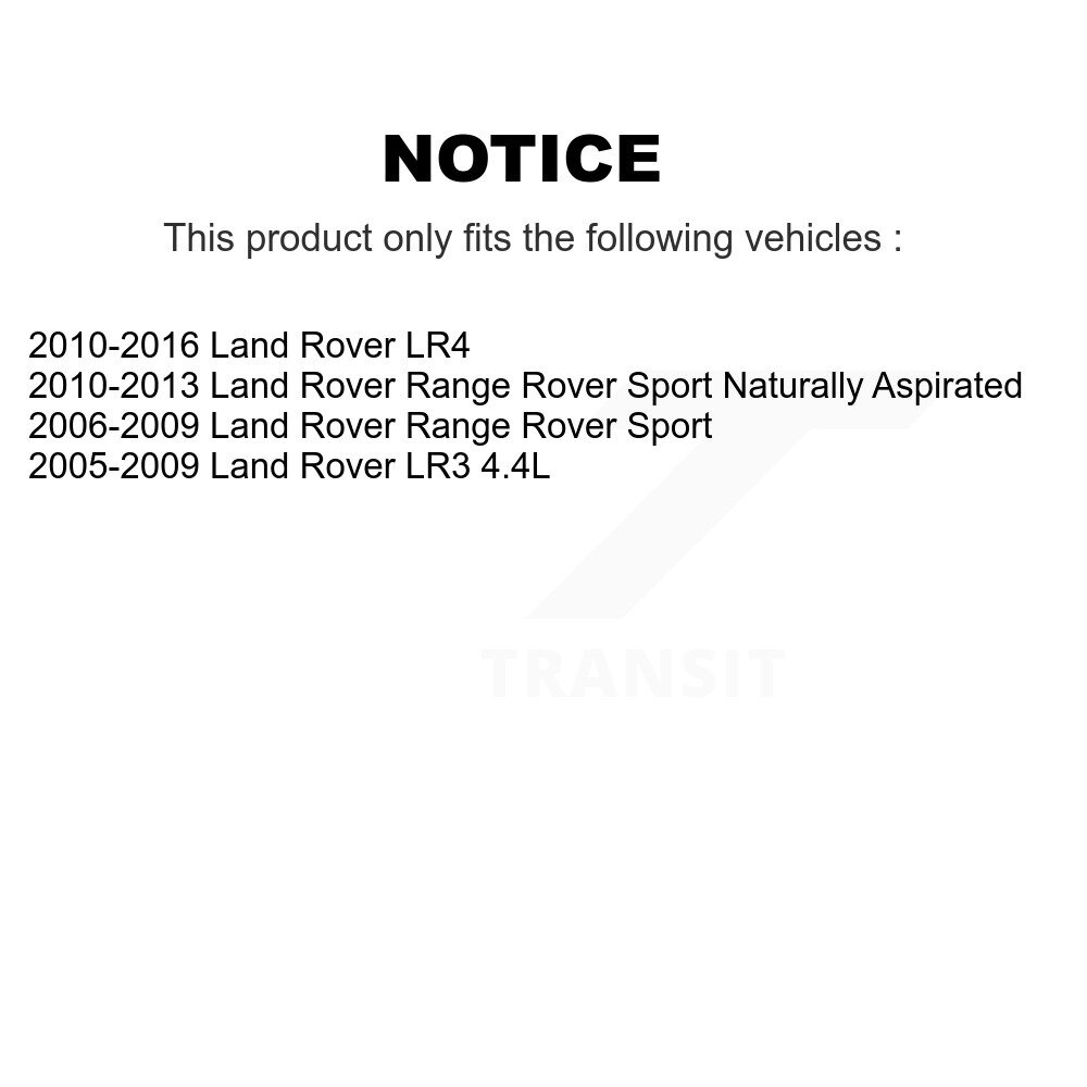 Rear Coated Disc Brake Rotor (1 Piece Only) GCR-980345 For Land Rover Range Sport LR4 LR3 - Image 2
