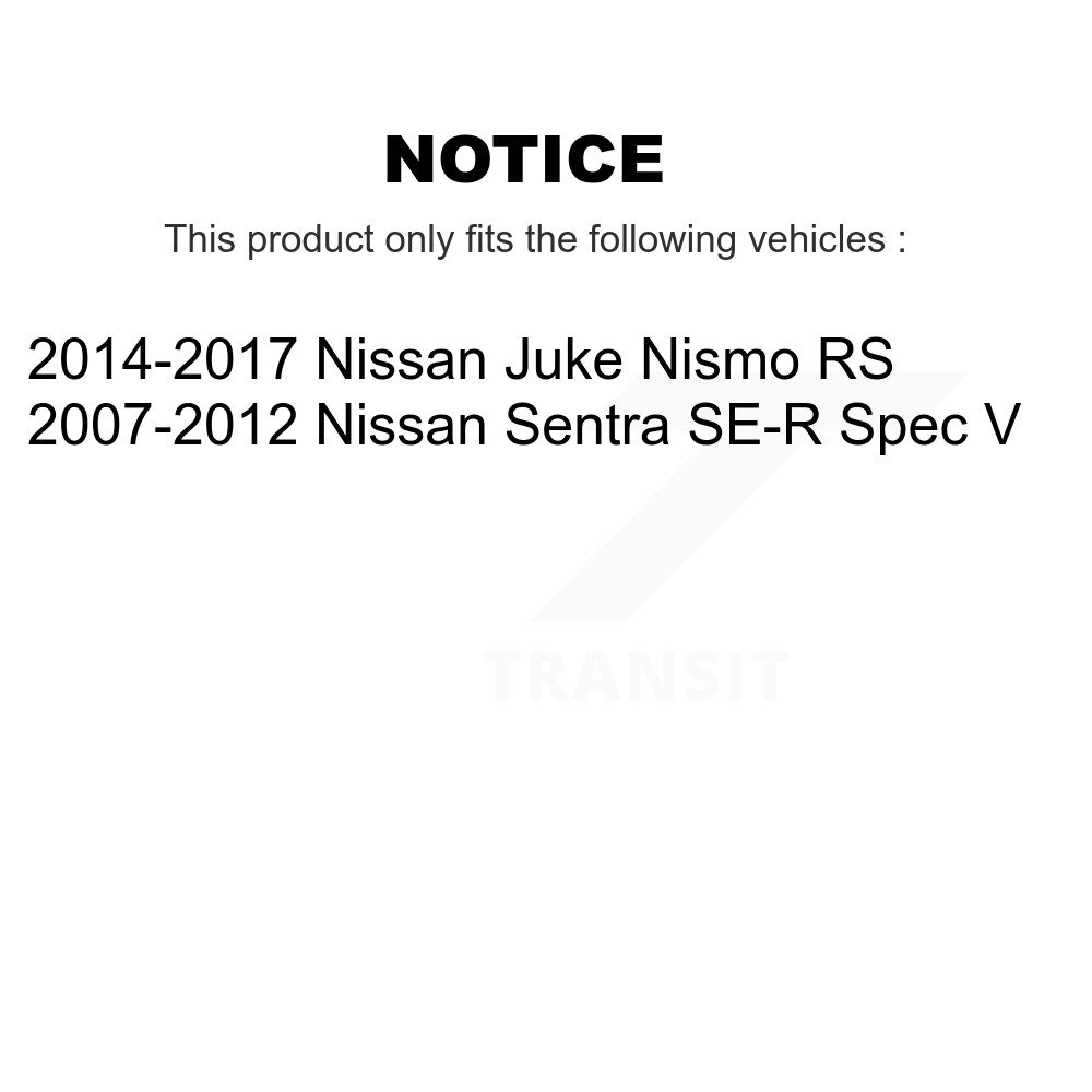Front Coated Disc Brake Rotor (1 Piece Only) GCR-980638 For Nissan Sentra Juke - Image 2