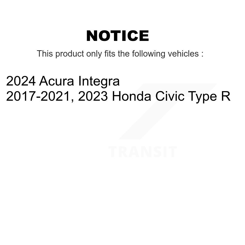 Rear Coated Disc Brake Rotor (1 Piece Only) GCR-982357 For Honda Civic Acura Integra - Image 2