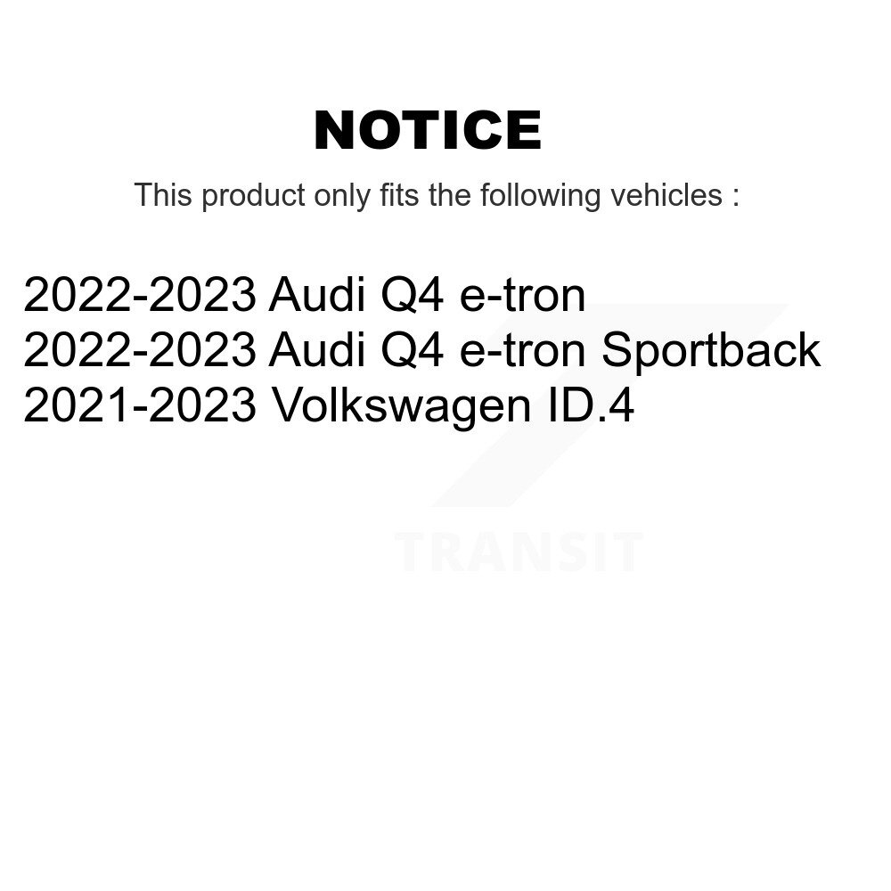 Front Coated Disc Brake Rotor (1 Piece Only) GCR-G8456 For Volkswagen ID.4 Audi Q4 e-tron Sportback - Image 2
