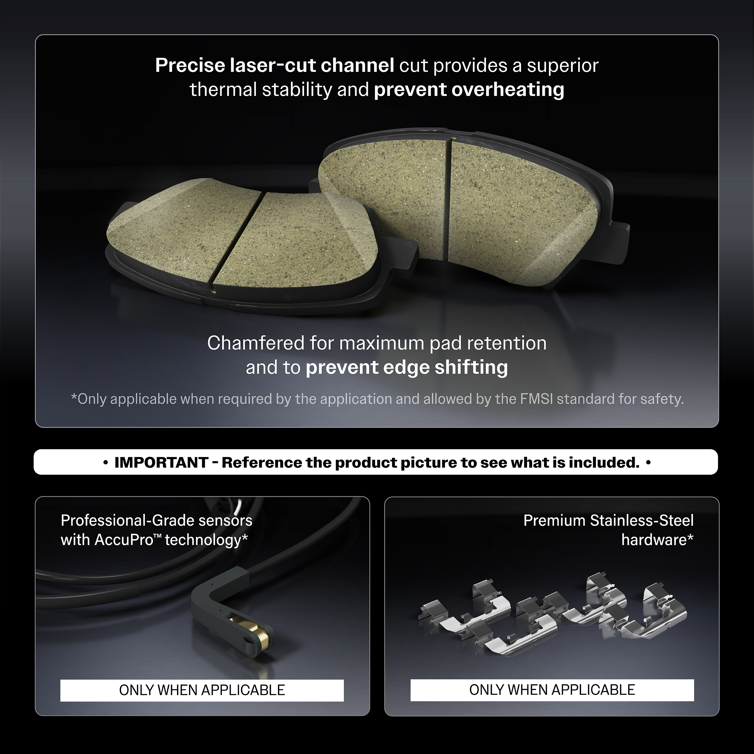 Front Ceramic Disc Brake Pads CMX-D1252 For Smart Fortwo - Image 7