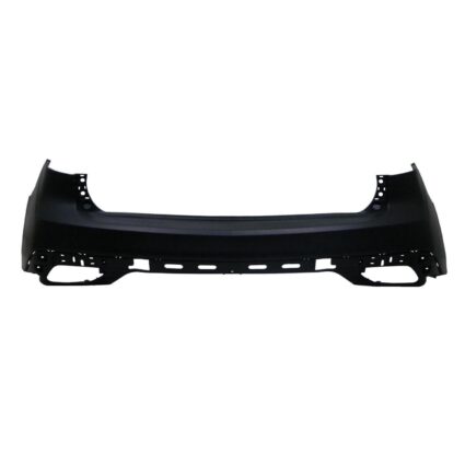 Bumper Cover Rear w/o Lane Keep Assist Primed CAPA for Acura MDX 2014–2016