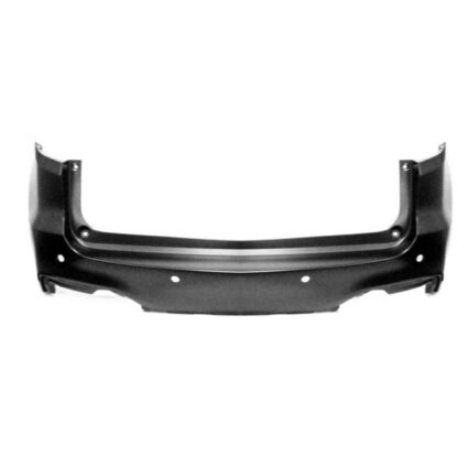 Bumper Cover Rear Upper w/Parking Sensors Primed CAPA for Acura RDX 2016–2018