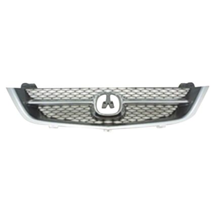 Grille Assembly Includes Center & Outer Moulding Black/Chrome for Acura TL 2002–2003
