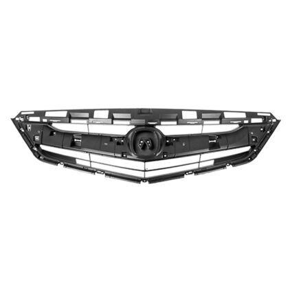 Grille Assembly w/o Adaptive Cruise Control Black for Acura ILX 2016–2018