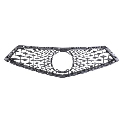 Grille Assembly w/o Surround View Camera Dark Gray CAPA for Acura RDX 2022–2024