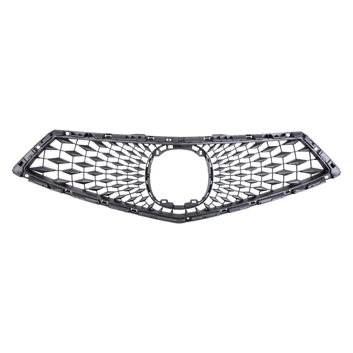 Grille Assembly w/o Surround View Camera Dark Gray CAPA for Acura RDX 2022–2024