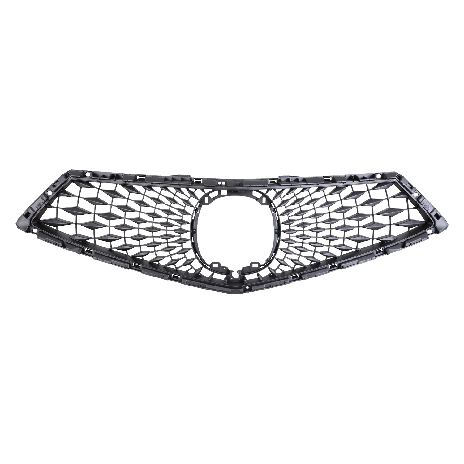 Grille Assembly w/Surround View Camera Dark Gray CAPA for Acura RDX 2019–2023