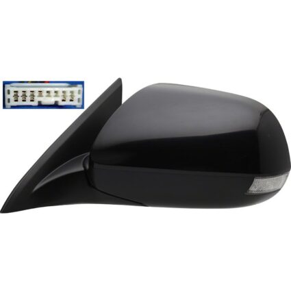 Door Mirror Assembly Left Power Heated w/Signal Lamp w/Memory for Acura TSX 2009–2014