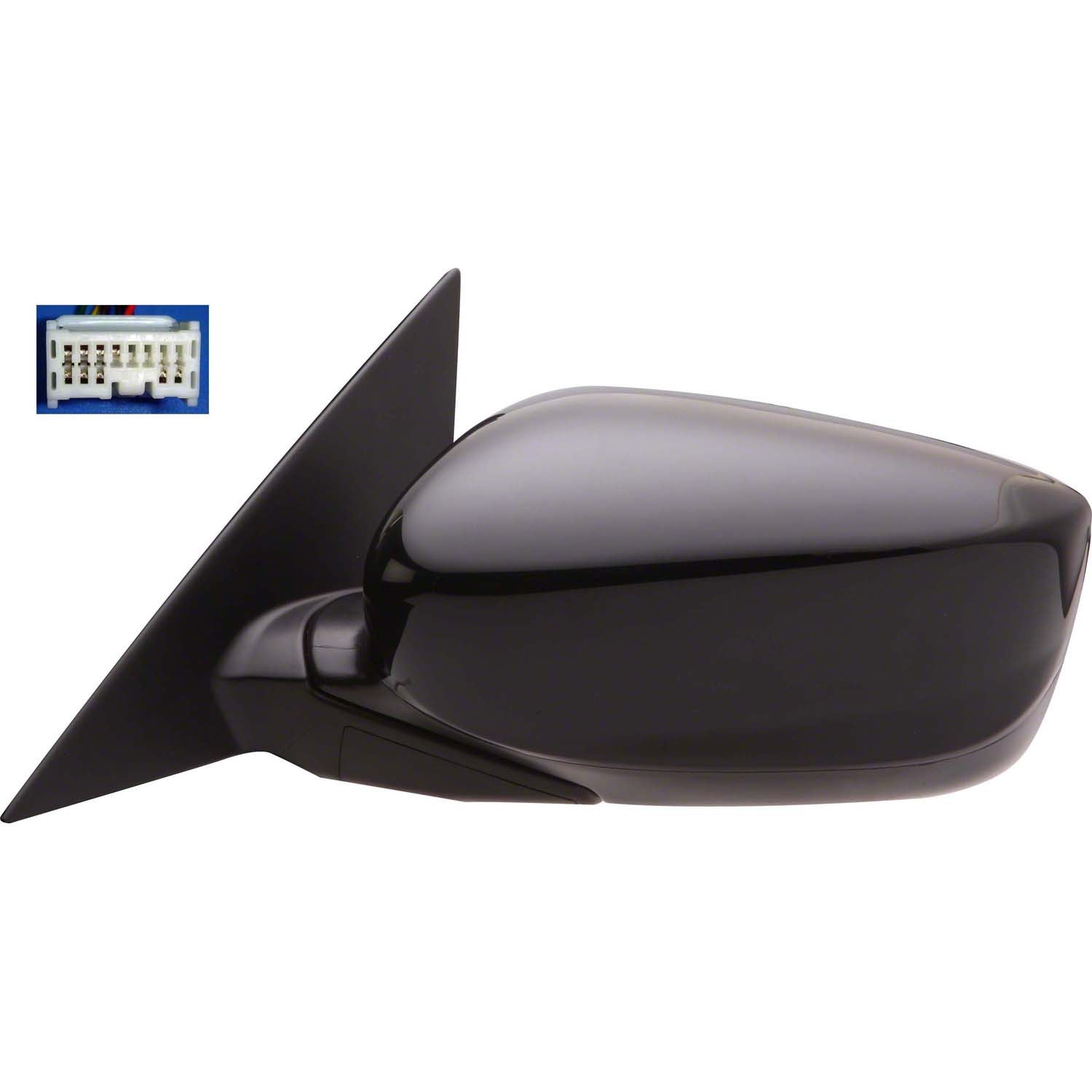 Door Mirror Left Power Heated w/Cover for Acura ILX 2013–2017