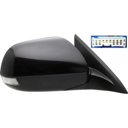 Door Mirror Assembly Right Power Heated w/Signal Lamp w/Memory for Acura TSX 2009–2014
