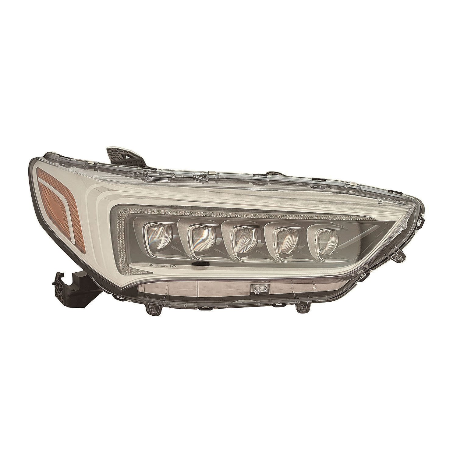 Headlight Assembly Composite Right BASE/ADVANCE/ELITE/TECHNOLOGY PKG CAPA for Acura TLX 2018–2020