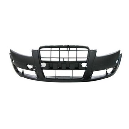 Bumper Cover Front w/o Headlamp Washer Assembly Type 1 Primed CAPA for Audi S6 A6