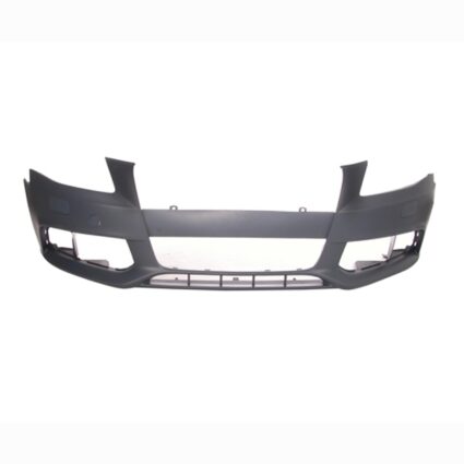 Bumper Cover Front w/o S-Line Pkg w/Headlamp Washer Primed for Audi A4 S4