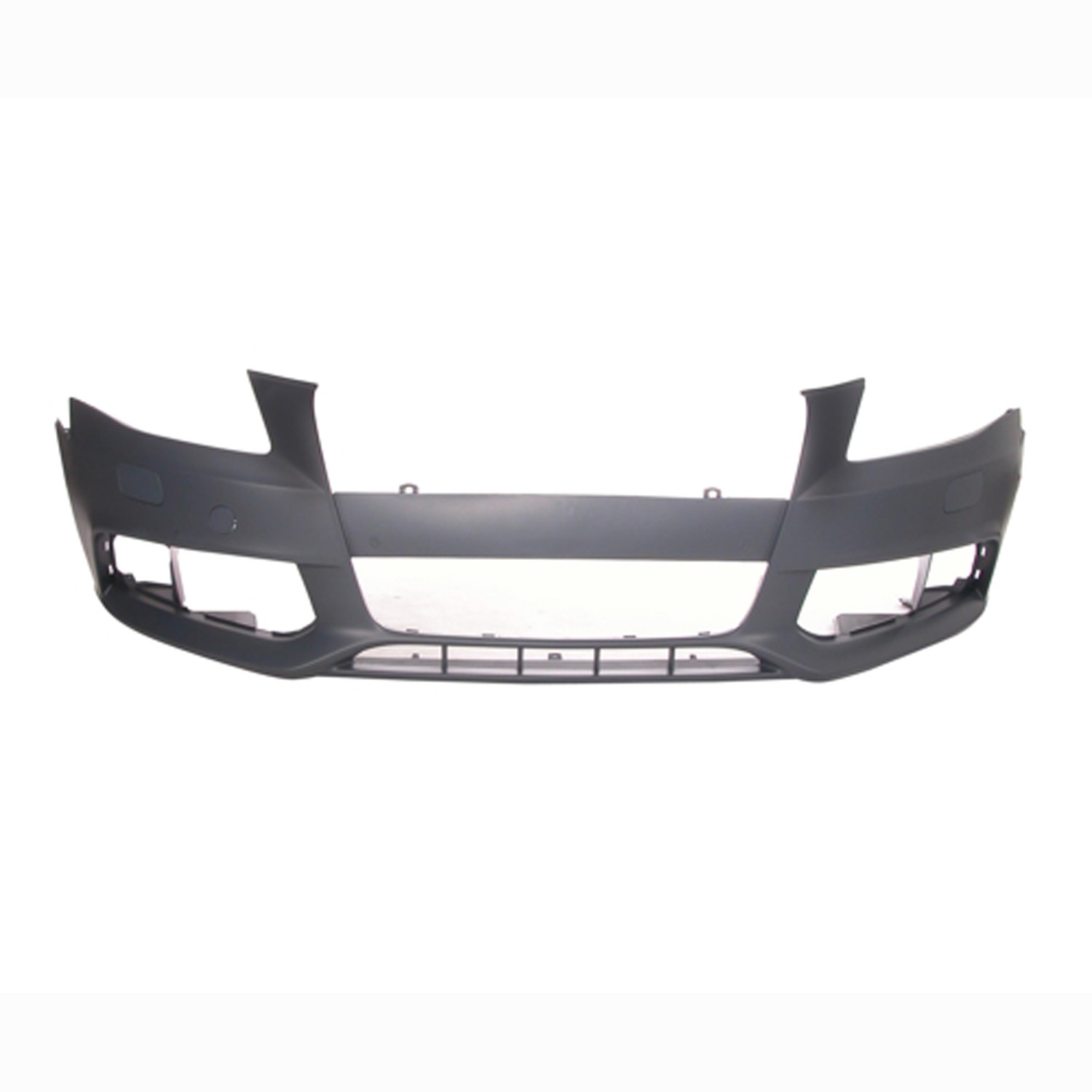 Bumper Cover Front w/o S-Line Pkg w/Headlamp Washer Primed for Audi A4 S4