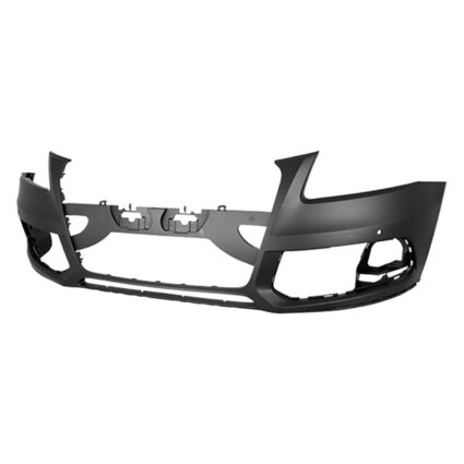 Bumper Cover Front w/o S-Line Pkg w/o Headlamp Washer w/Parking Aid Primed CAPA for Audi Q5 2013–2017
