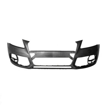 Bumper Cover Front w/o S-Line Pkg w/Headlamp Washer w/o Parking Aid Primed CAPA for Audi Q5 2013–2017