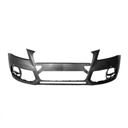 Bumper Cover Front w/o S-Line Pkg w/Headlamp Washer w/Parking Aid Primed CAPA for Audi Q5 2013–2017