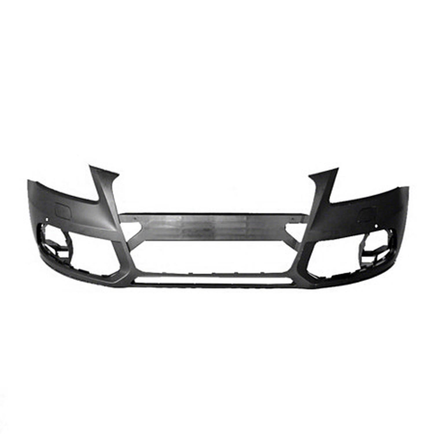 Bumper Cover Front w/o S-Line Pkg w/Headlamp Washer w/Parking Aid Primed CAPA for Audi Q5 2013–2017